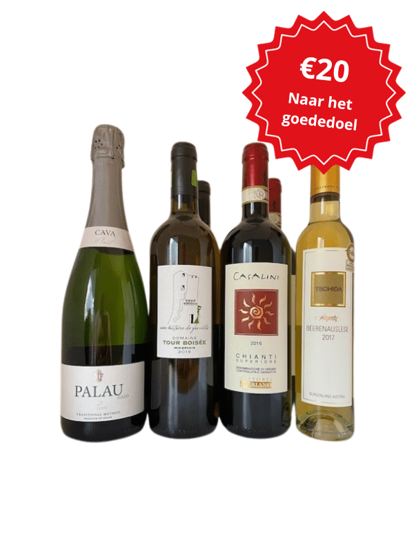 gd wijn diner pakket doos 6 fles